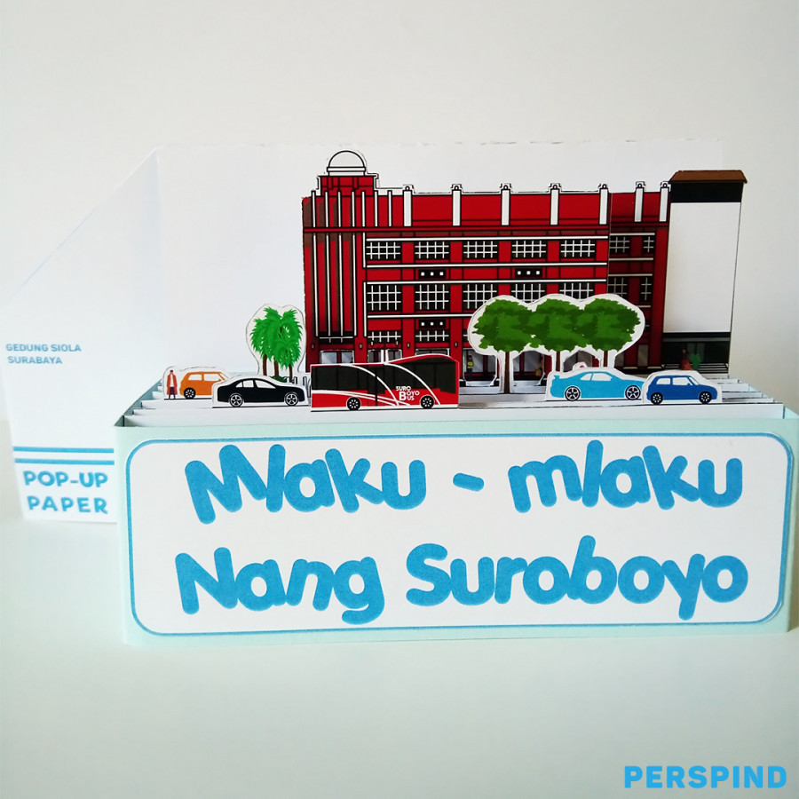 Pop Up Paper Gedung Siola Surabaya