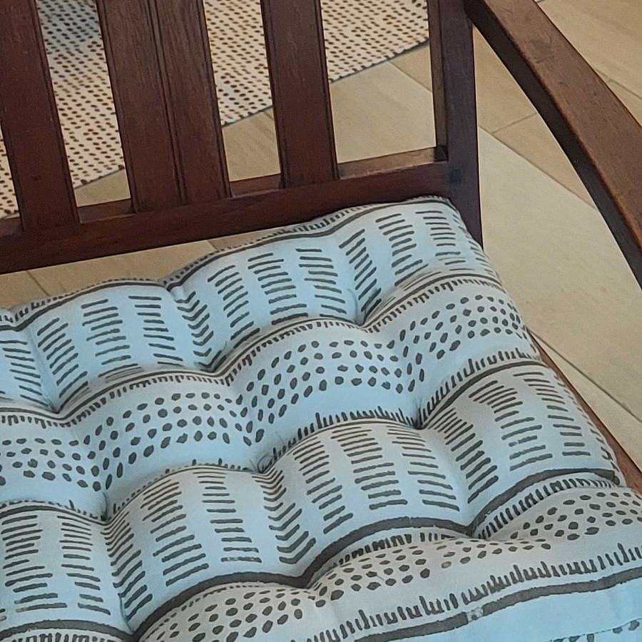 Floor Seat Cushion Motif Hujan