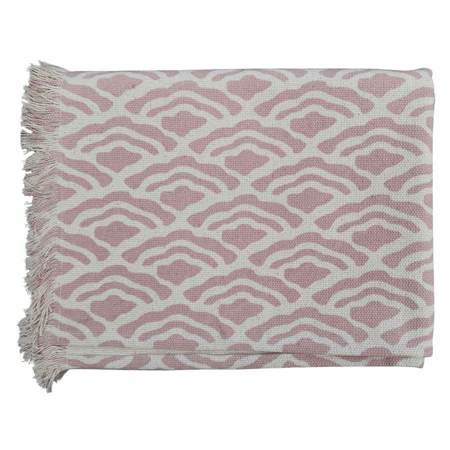 Karpet Lantai Kanvas Ocean Pink