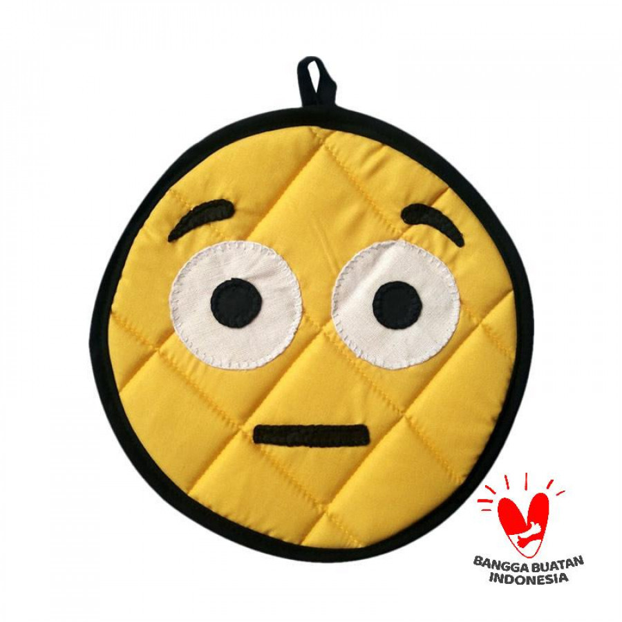 Tatakan Emoticon / Emoji Emoticon One Eye Pot Holder - Yellow