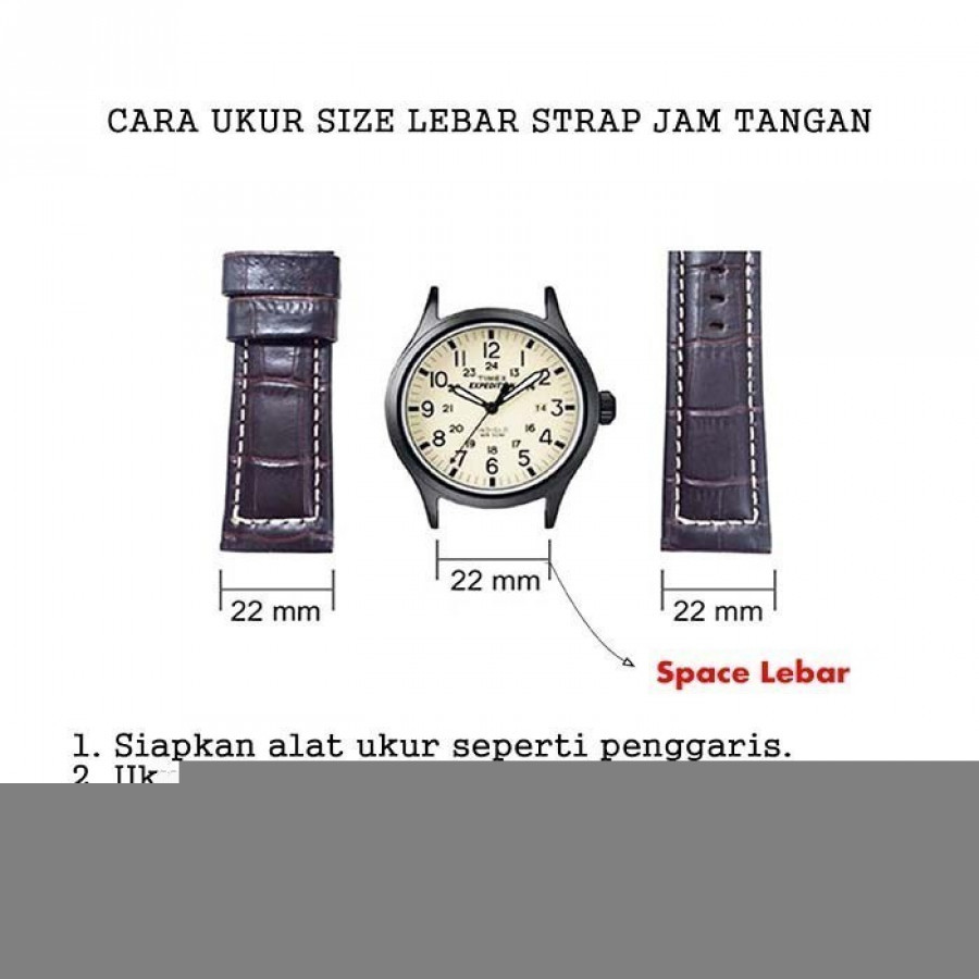 Strap Tali Jam Kulit Asli Sapi Motif Warna Biru - Nyaman dan Tahan Lama - Garansi 1 Tahun