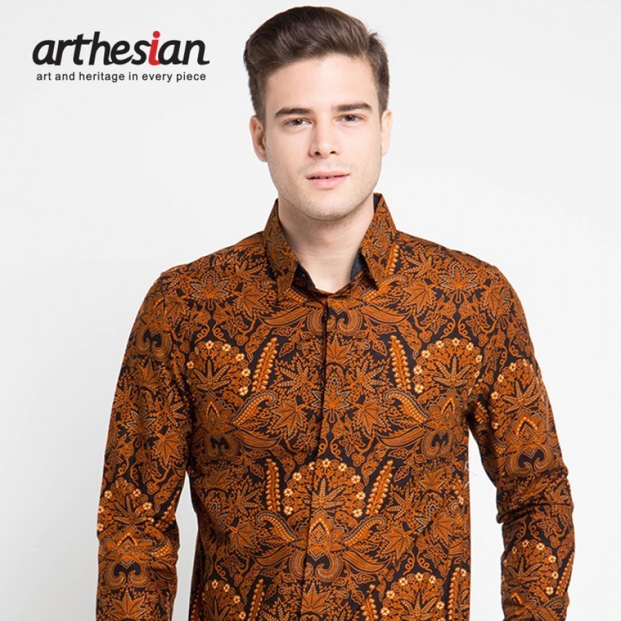 [Arthesian] Kemeja Batik Pria - Apec Batik Printing