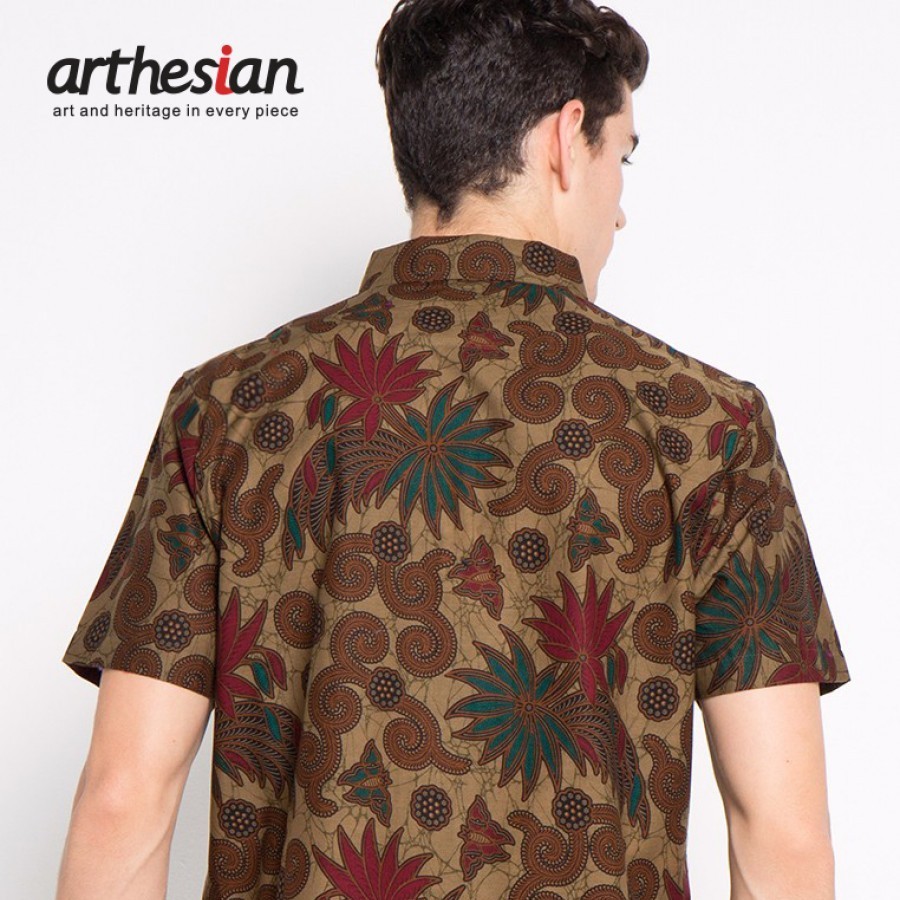 [Arthesian] Kemeja Batik Pria - Brucea Batik Printing
