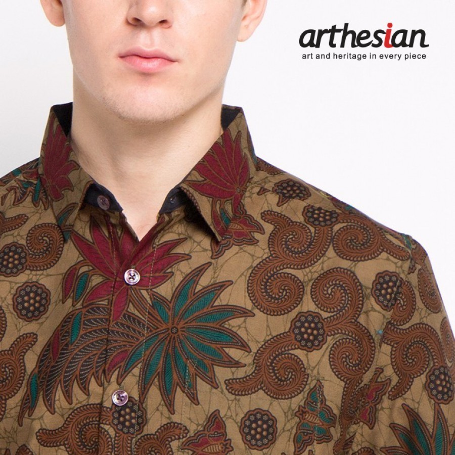 [Arthesian] Kemeja Batik Pria - Brucea Batik Printing