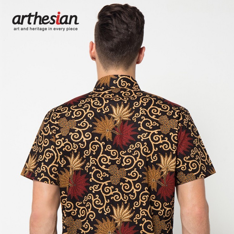 [Arthesian] Kemeja Batik Pria - Bush Batik Printing