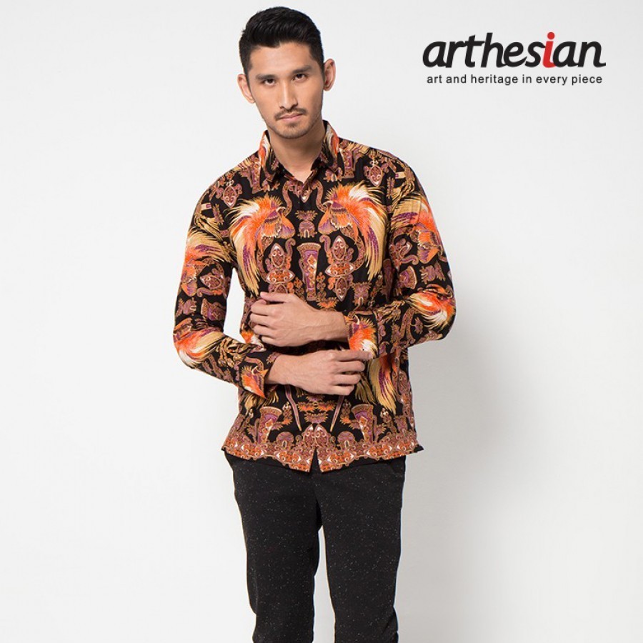 [Arthesian] Kemeja Batik Pria - Cendrawasih Batik Printing