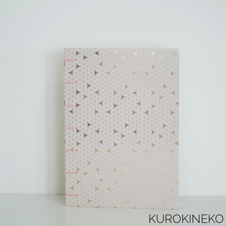 Handmade Notebook A5 - PINK (Coptic Stitch Binding)