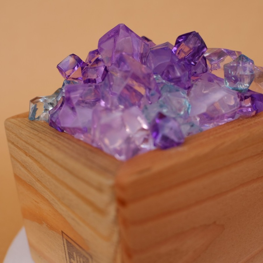 Lampu Hias Kristal (Mix Purple)