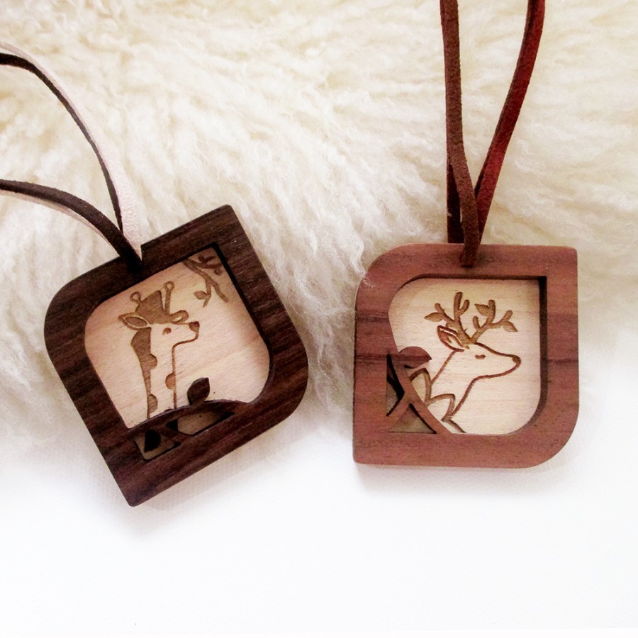 Fauna Wooden Necklace