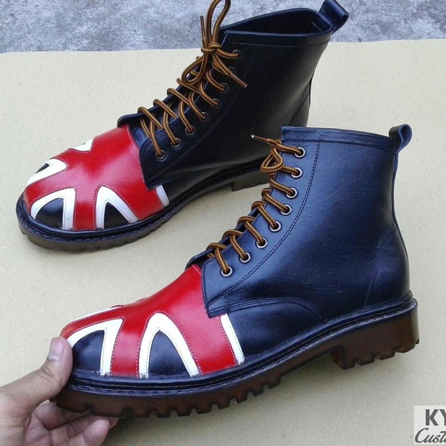 Sepatu Kulit Pria Chelsea  Boots Ku Ka