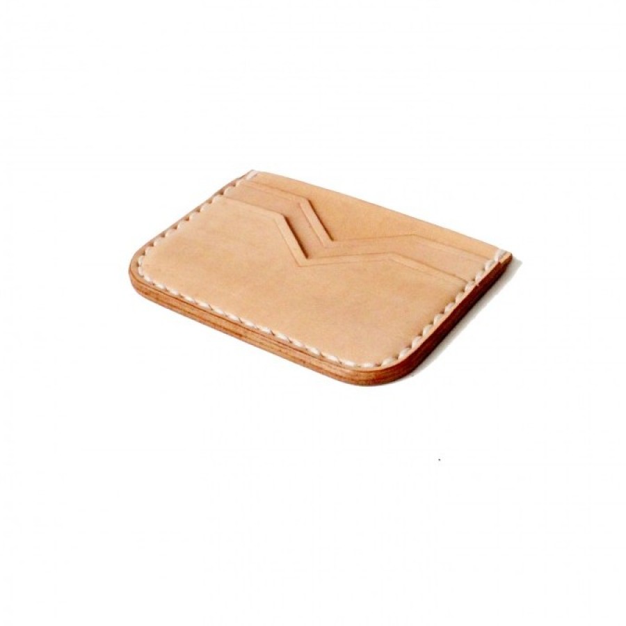 Holarocka "Slim Card Wallet 01" Vegtan Leather Wallet