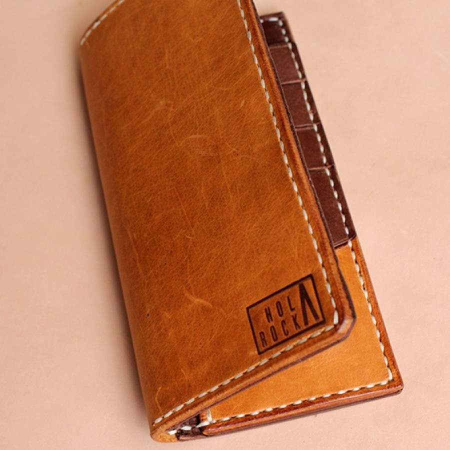 Holarocka "Gaia 01" Pull Up Combination Long Leather Wallet