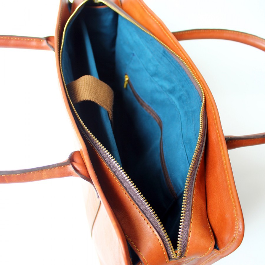 holarocka Paulo 02 leather briefcase