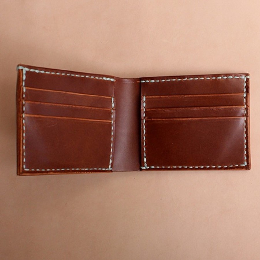 Holarocka "Rocka 03" Vegtan x Pull Up Bifold Leather Wallet