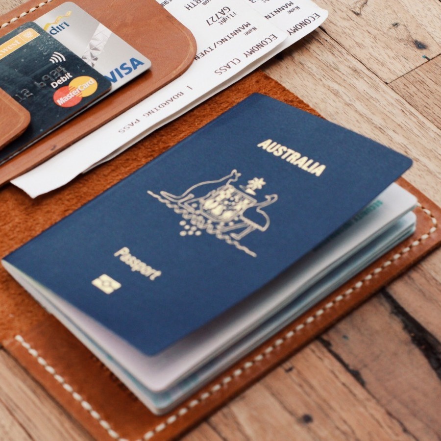 Passport Cover / Paspor (Kulit Asli)