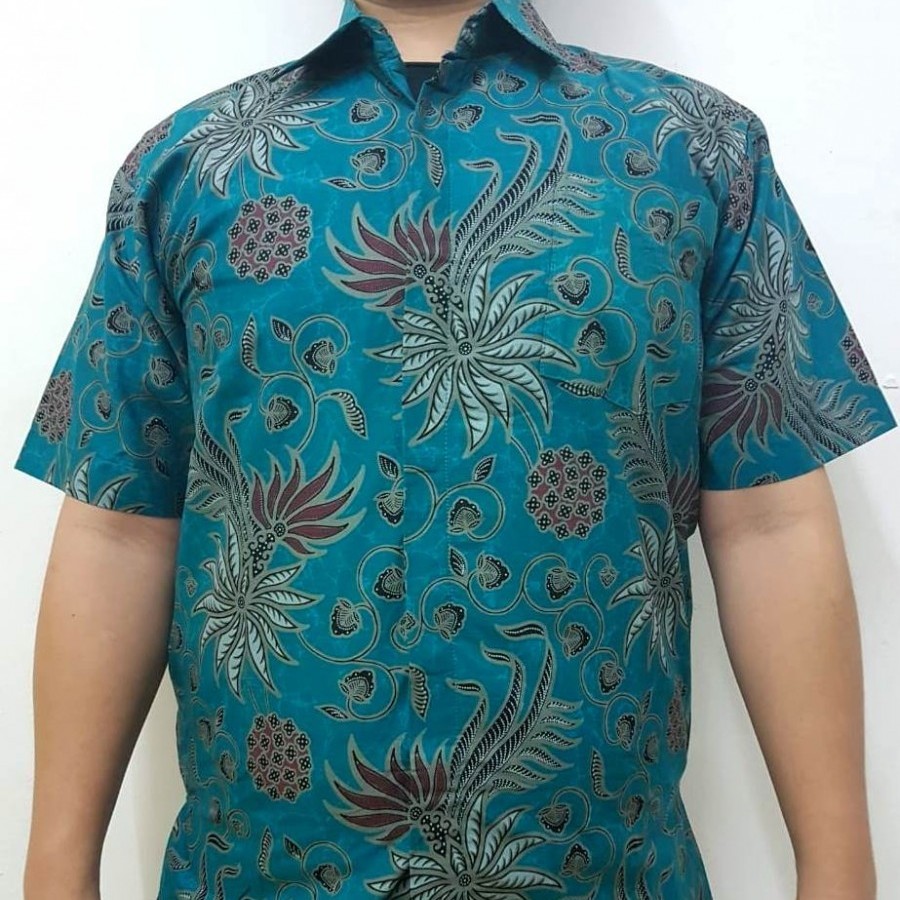  KEMEJA  BATIK  LENGAN PENDEK PRIA  FORMAL  Ku Ka