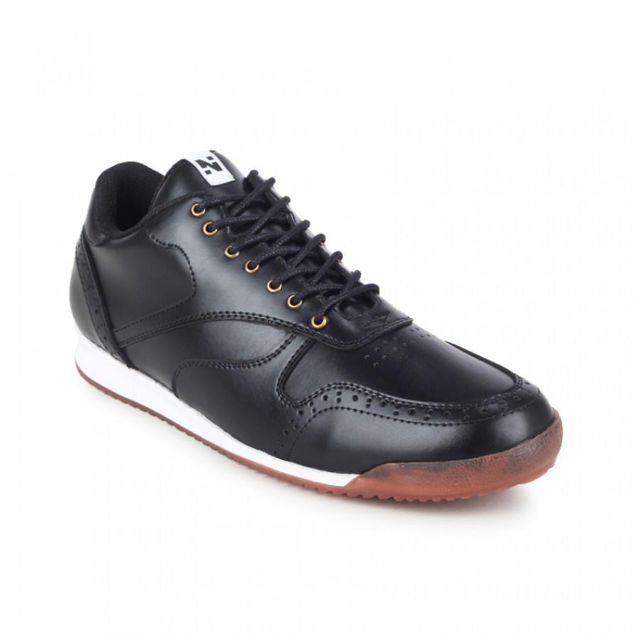 FOSTER BLACK | Navara Footwear | Sepatu Sneakers/Casual Pria Original