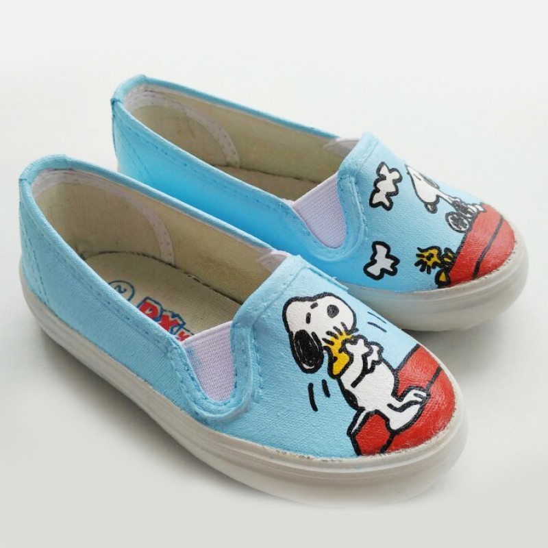 Sepatu Lukis Dewasa Snoopy & Woodstock