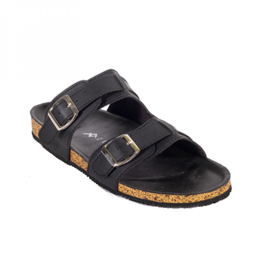 Gabriel Full Black | Zensa Footwear Sandal Jepit Pria Casual