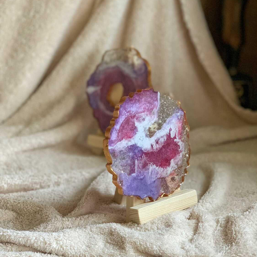 Pink and Purple Marble