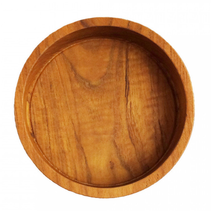 Solid Wood PLATE - PLA Kids Round-S
