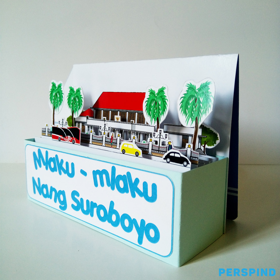 Pop Up Paper Gedung Negara Grahadi Surabaya