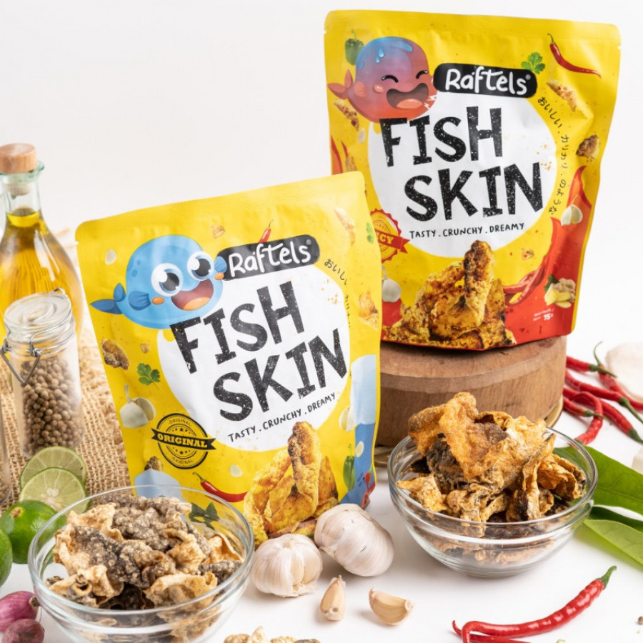 RAFTELS FISH SKIN ORIGINAL - Snack Keripik Kulit Ikan