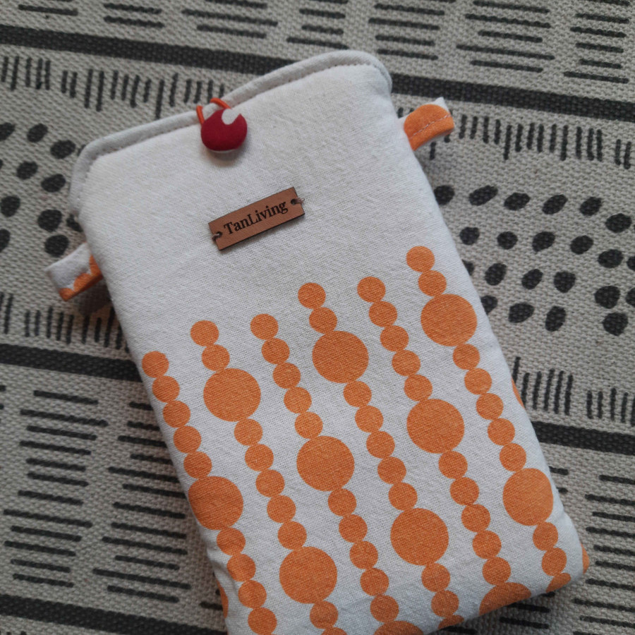 Phone Sleeve Dotte Orange