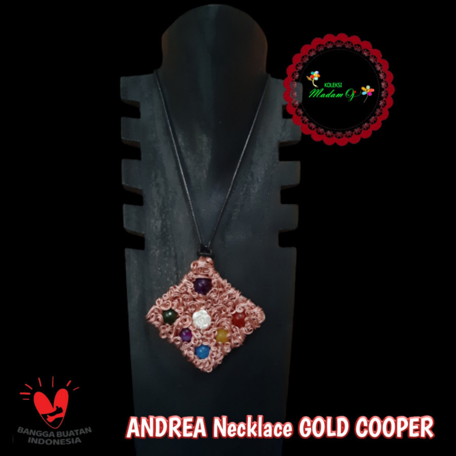 Andrea Necklace Gold Cooper