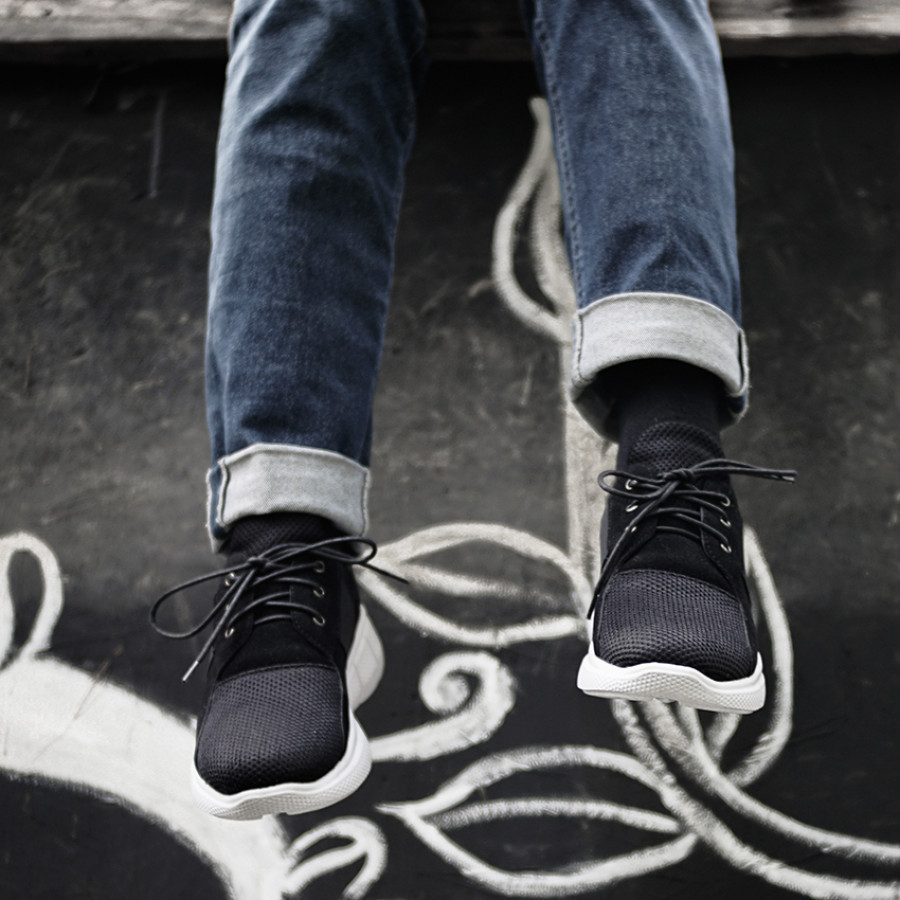 Lunatica Footwear Flavio Black | Sepatu Sneaker Pria Casual