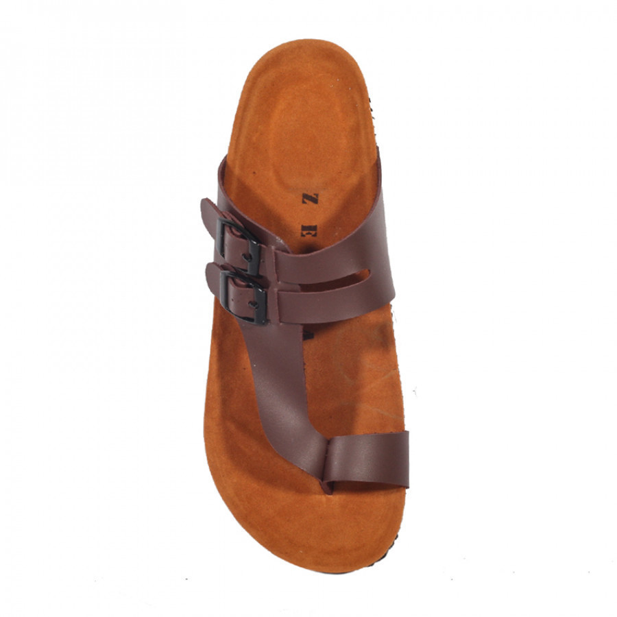 Alfaro Brown | Zensa Footwear Sandal Jepit Pria Casual