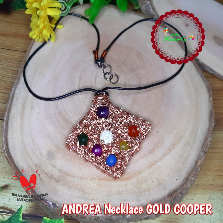 Andrea Necklace Gold Cooper