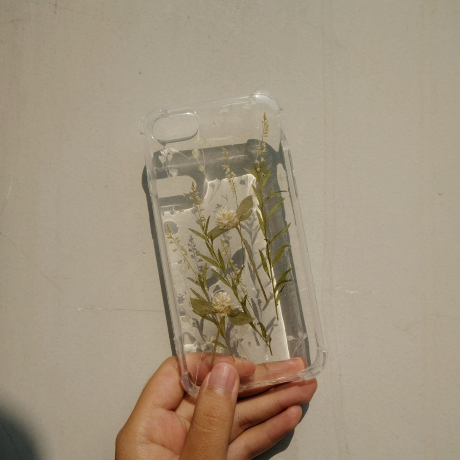 real flower case