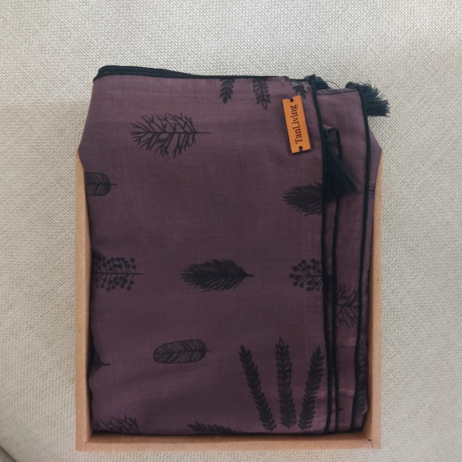 Scarf Winter Forest-Cokelat