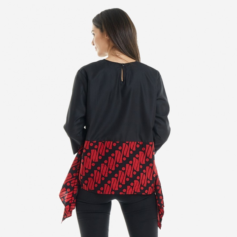 Batik Dirga Amunet Atsan Wanita / Blouse Batik - Red