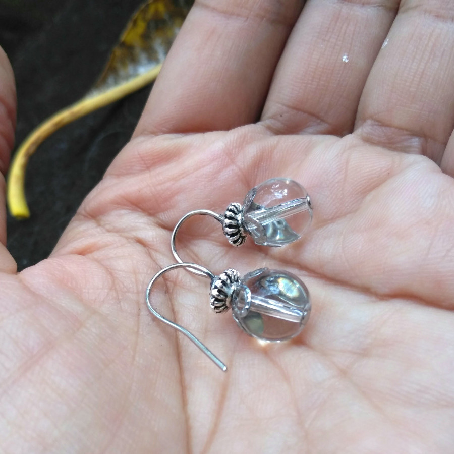 Clear Crystal Earings