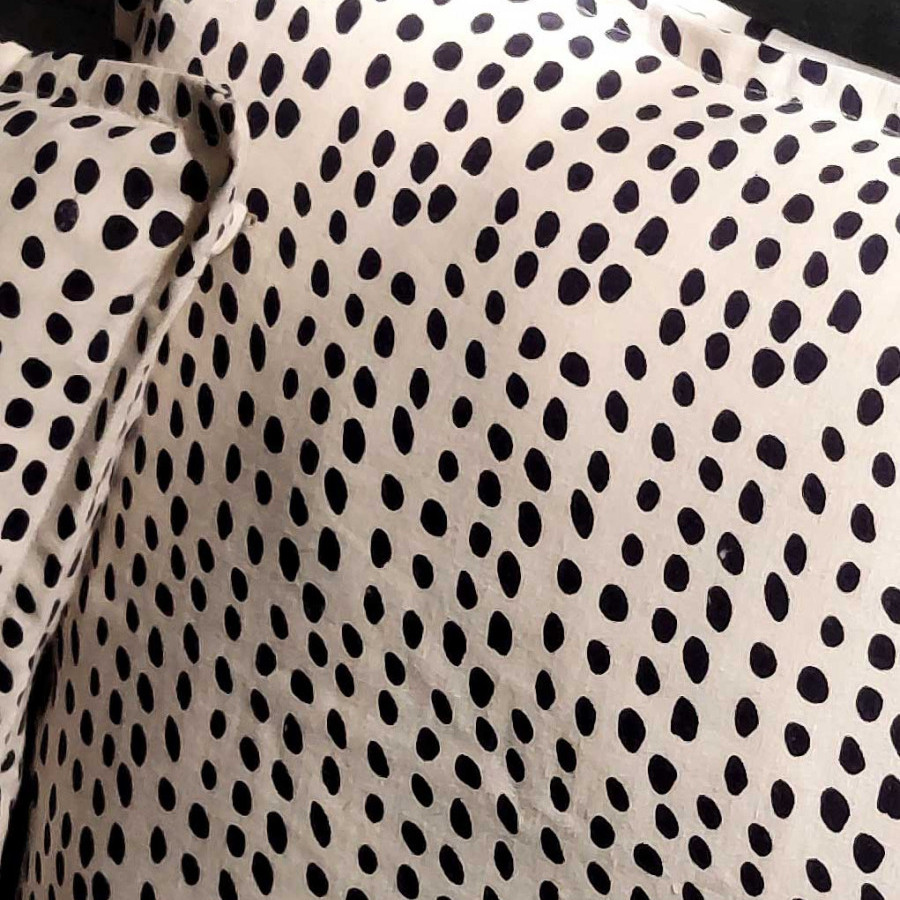 Cushion Cover Gerimis 50x50 - Black