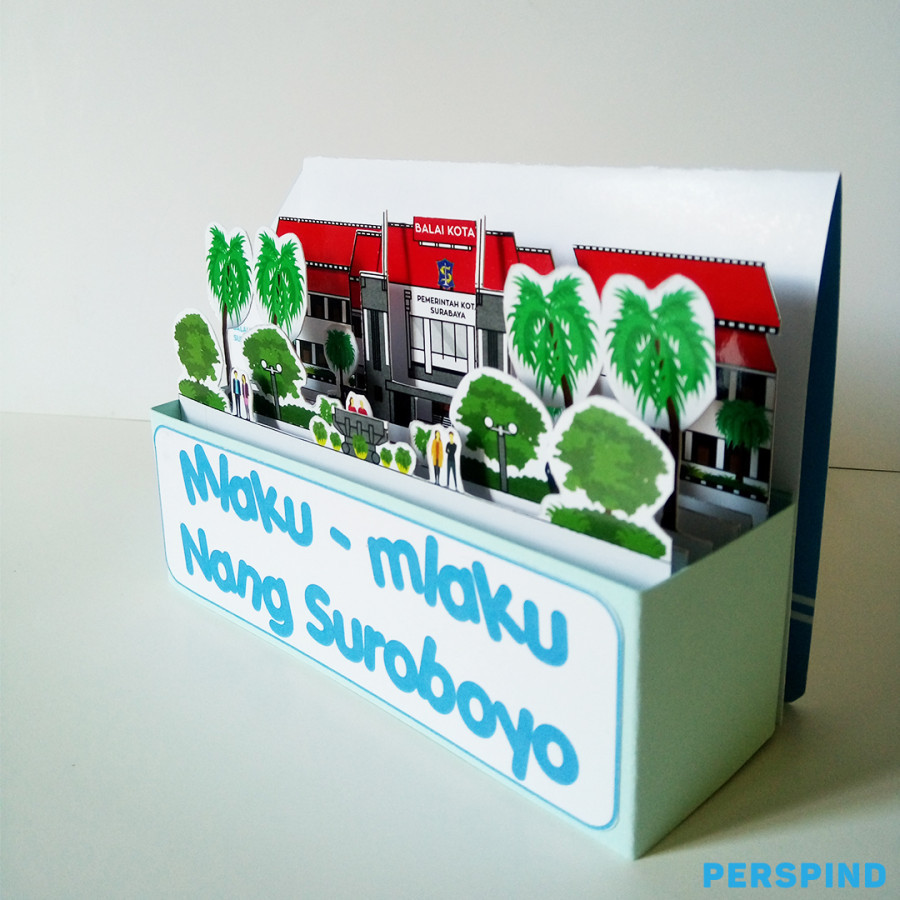 Pop Up Paper Balai Kota Surabaya