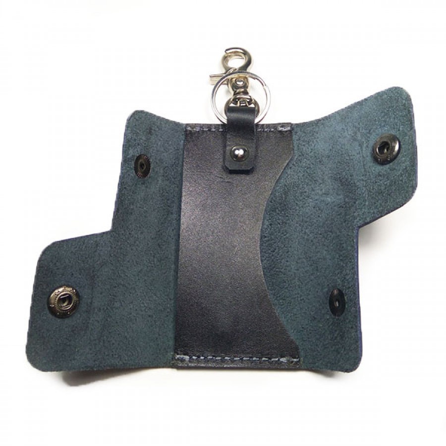 dompet stnk kulit asli sapi handmade warna model trifold coklat hitam