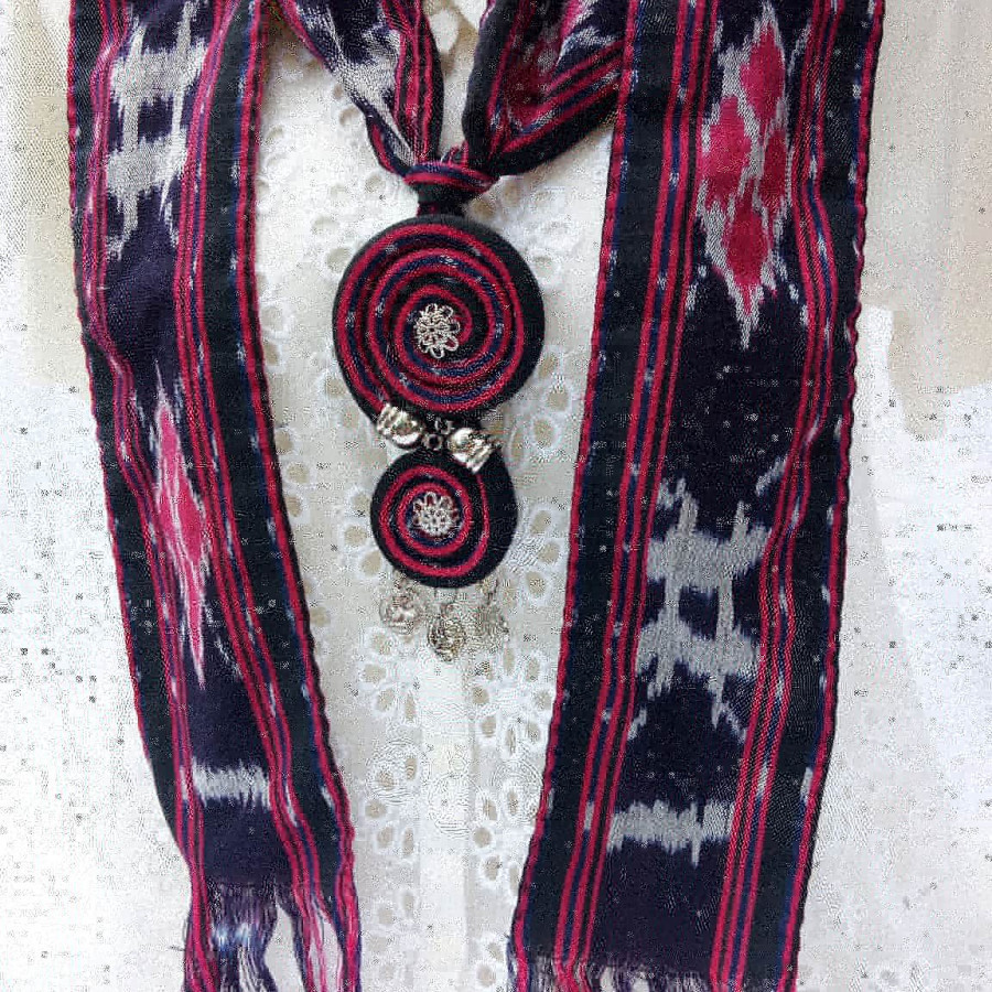 Kalung tenun scarf CIRCULAR