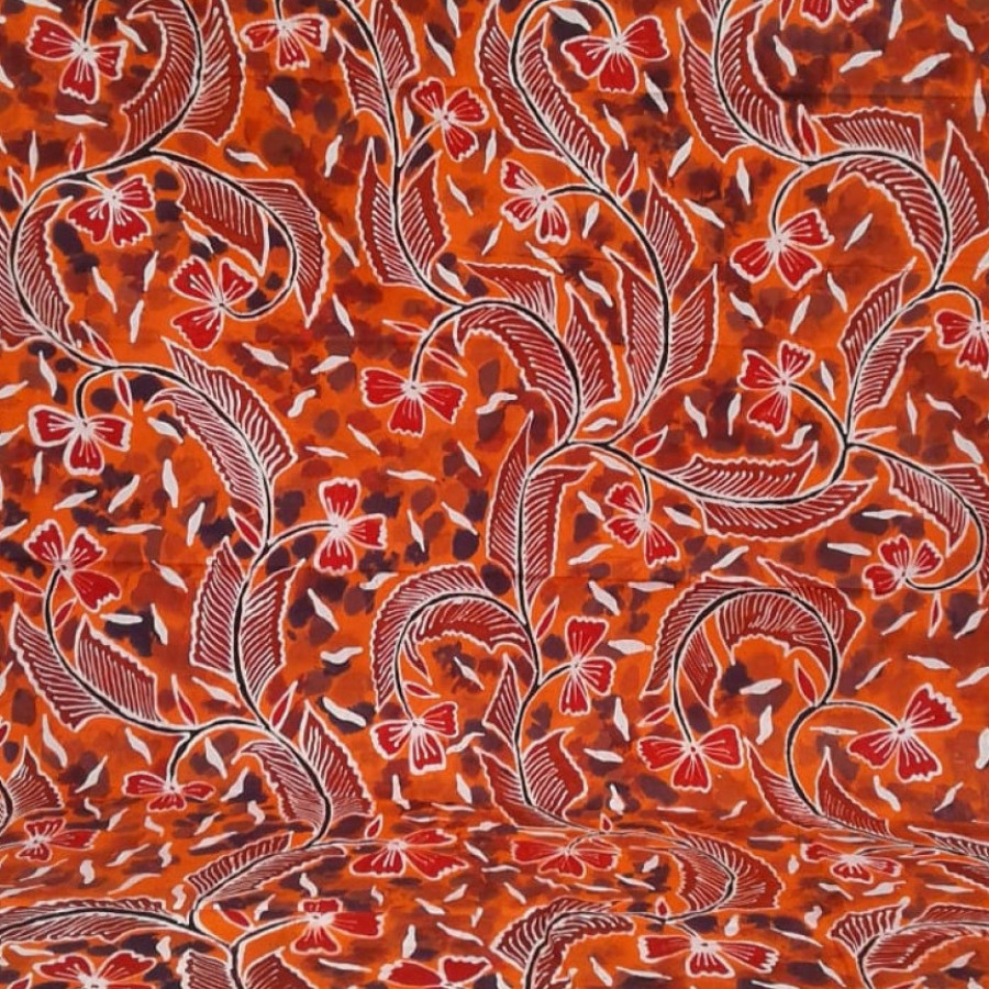 Batik Daun Orange