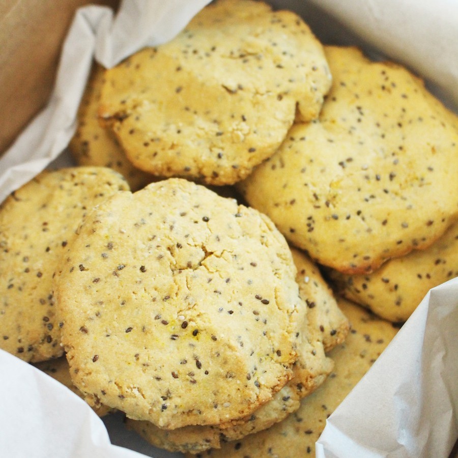 Vegan Lemon Chia Cookies