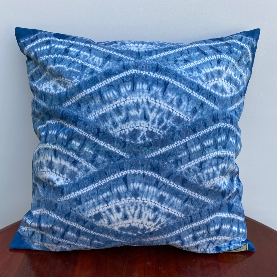 Natural Dye Cushion Cover - Alunan Ombak