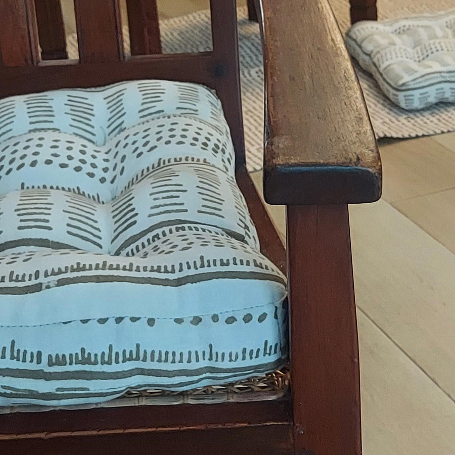 Floor Seat Cushion Motif Hujan