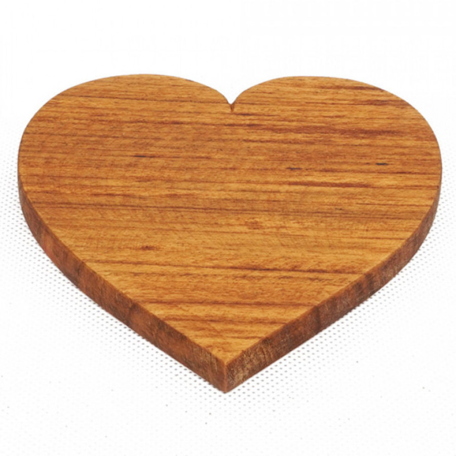 Solid Wood COASTER - CST Heart