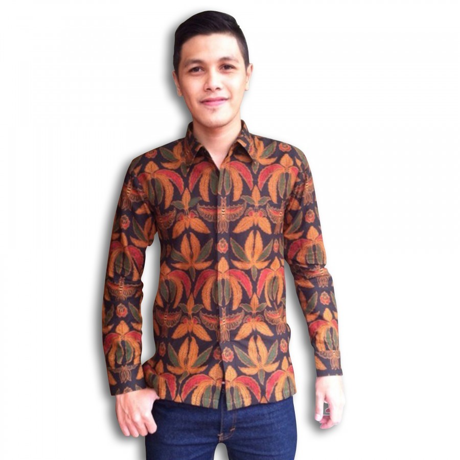 Kemeja Batik Slimfit Bali Banana By Batik Santoso Ku Ka