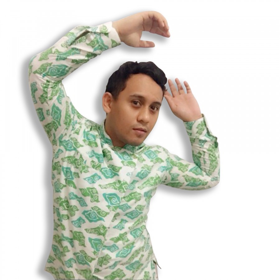 Kemeja Batik Slimfit Little Cloud by Batik Santoso - Ku Ka