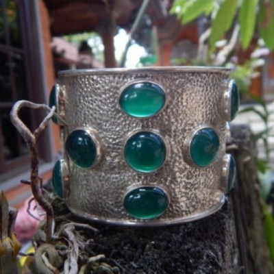 gelang-perak-besar-batu-green-chalcedony-100053