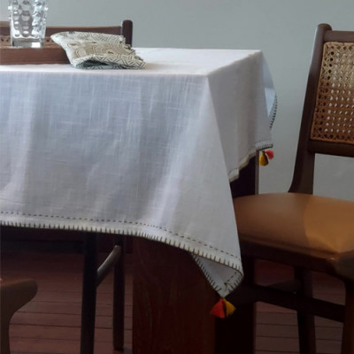 tableclotch-slub-green-stitch-yamazaki-white