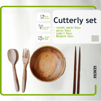genera-wood-cutlery-set